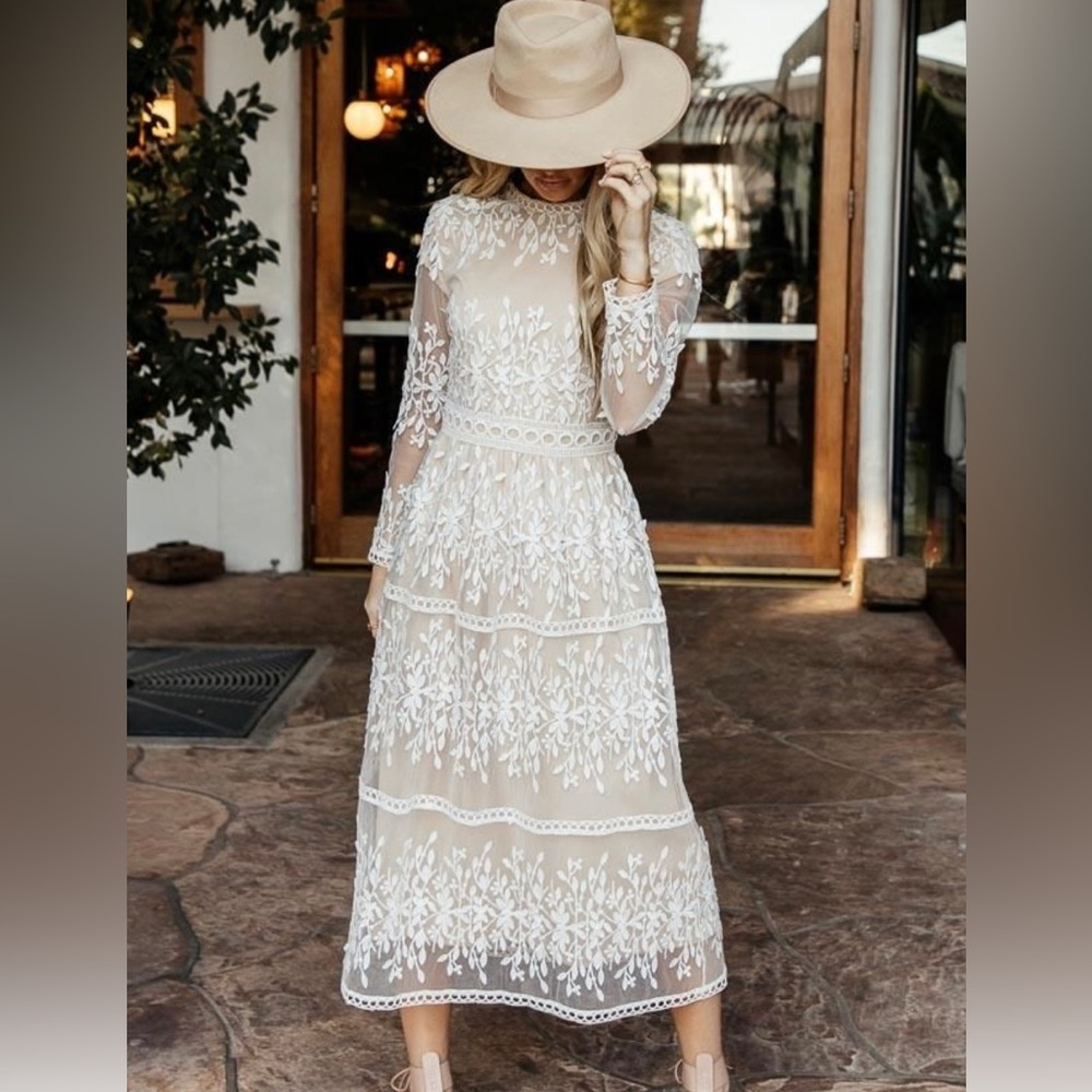 Bohme Lola Lace MIDI Dress